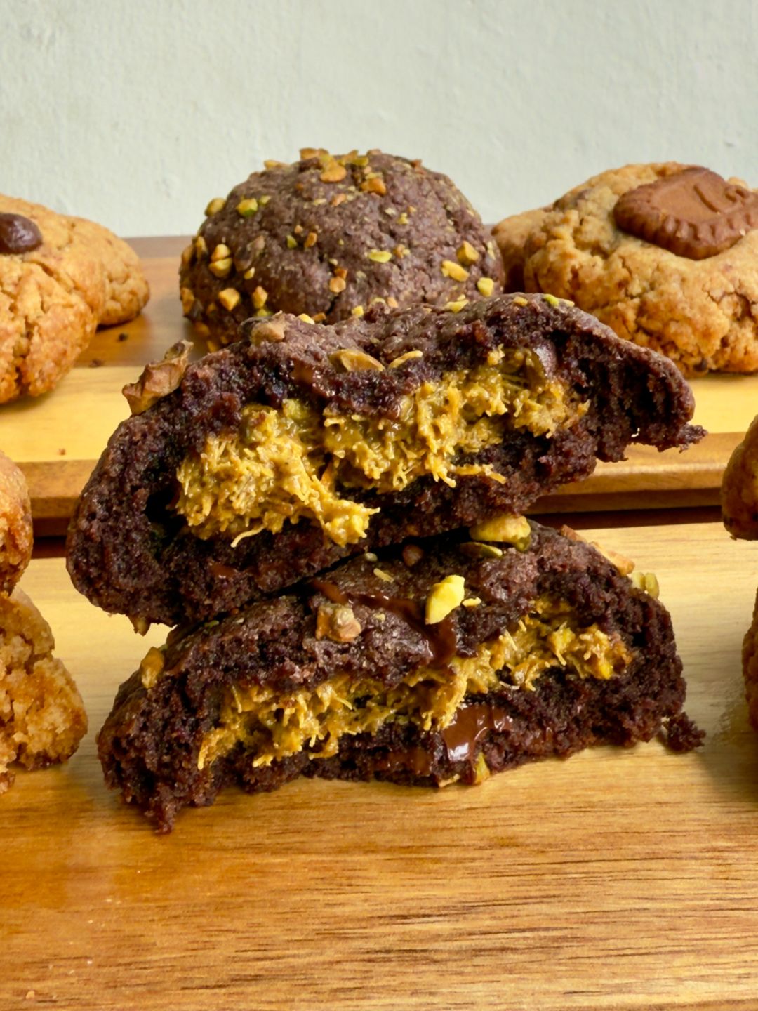 Dubai Chocolate New York Cookies