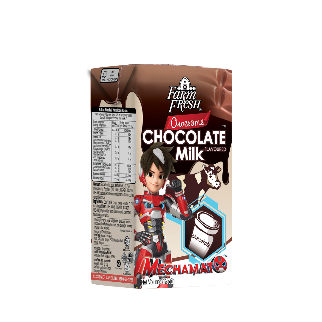 UHT Chocolate Flavored Milk 125ml