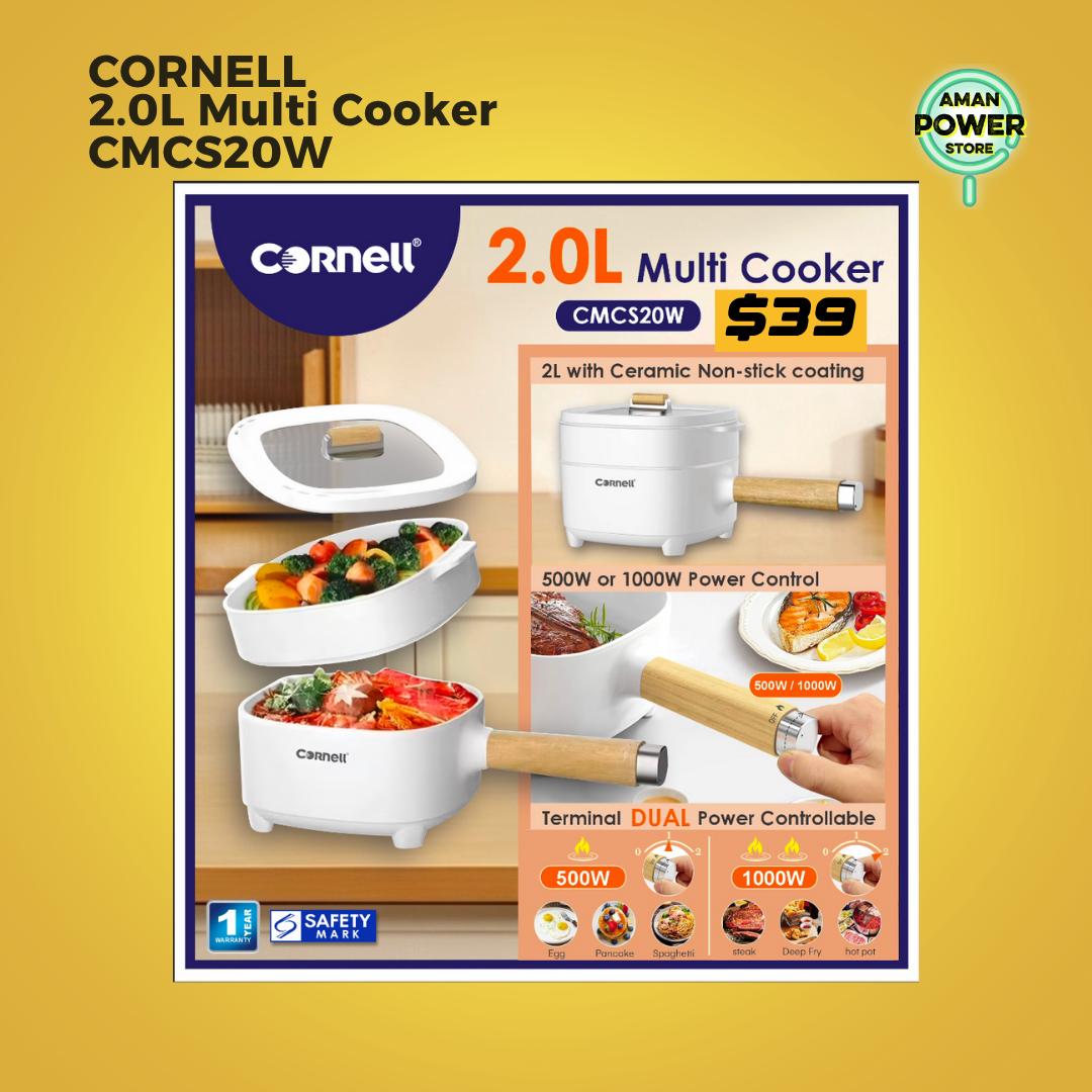 CORNELL 2.0L MULTI COOKER CMCS20W
