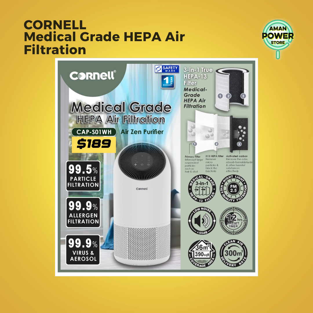 CORNELL MEDICAL HEPA AIR FILTRATION