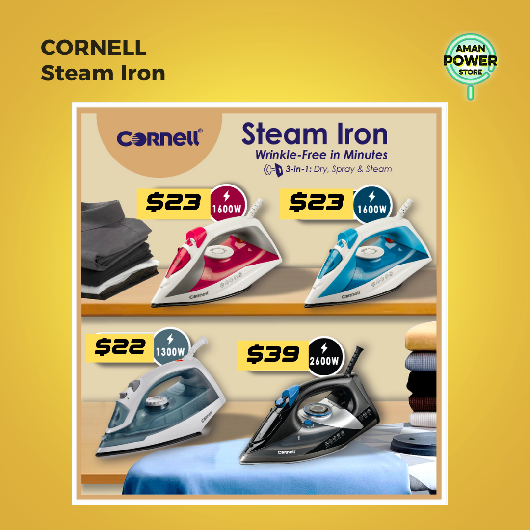 CORNELL STEAM IRON