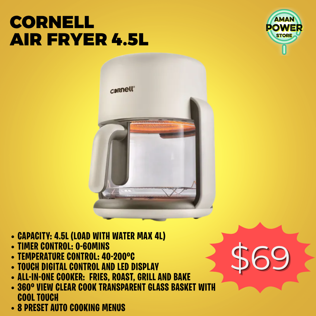 CORNELL AIR FRYER 4.5L