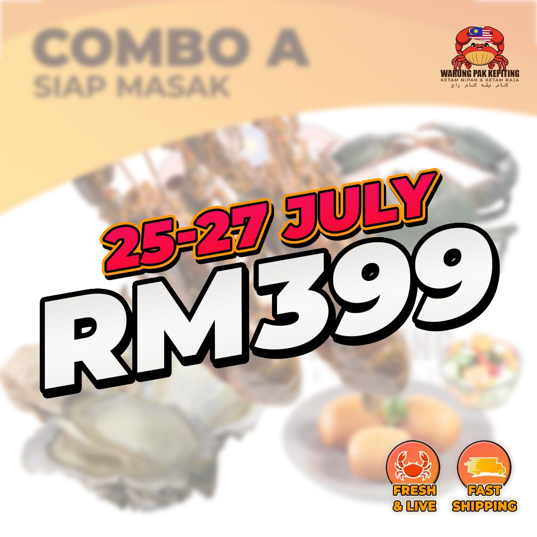 【Limited】Seafood Party Combo A RM399 – Lobster, Ketam & More