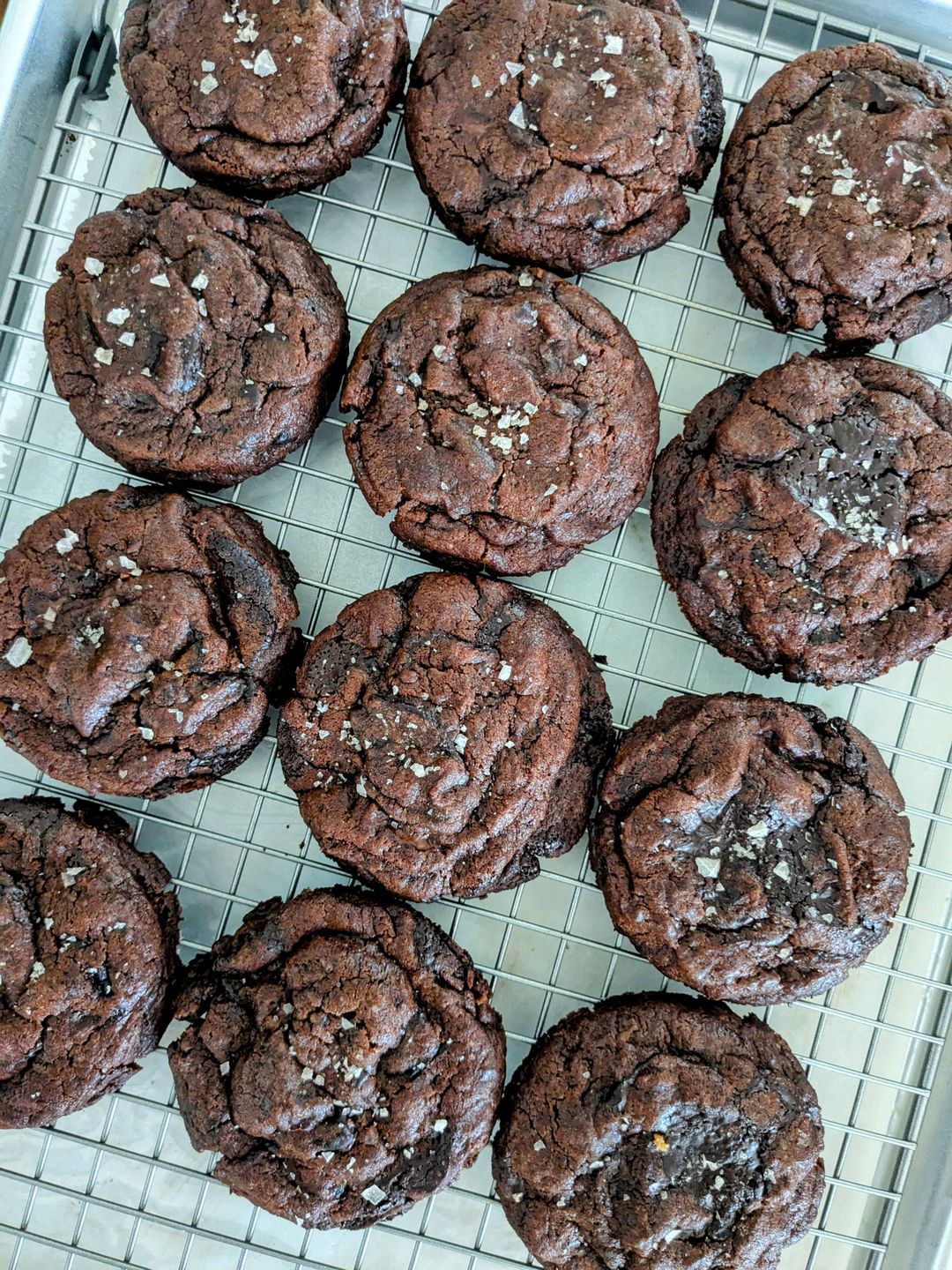 🍫 Sea Salt Dark Chocolate Cookies