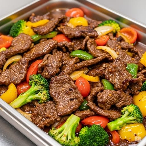 Stir fry beef 