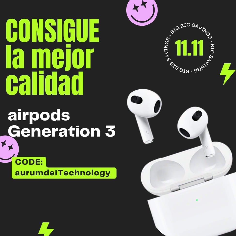 Airpoods 3 generación 