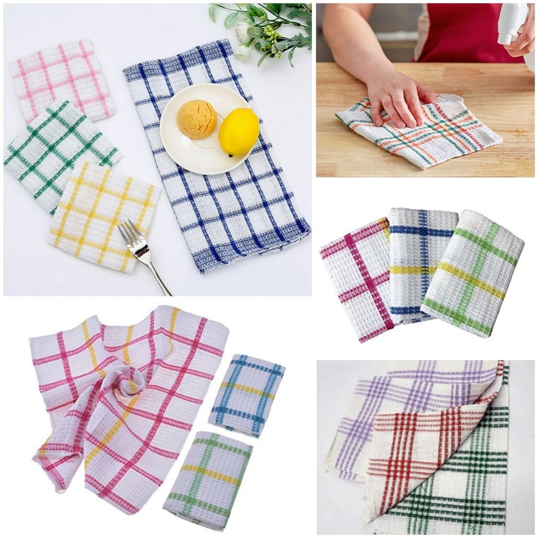 Waffle Dish Cloths Pack of 12