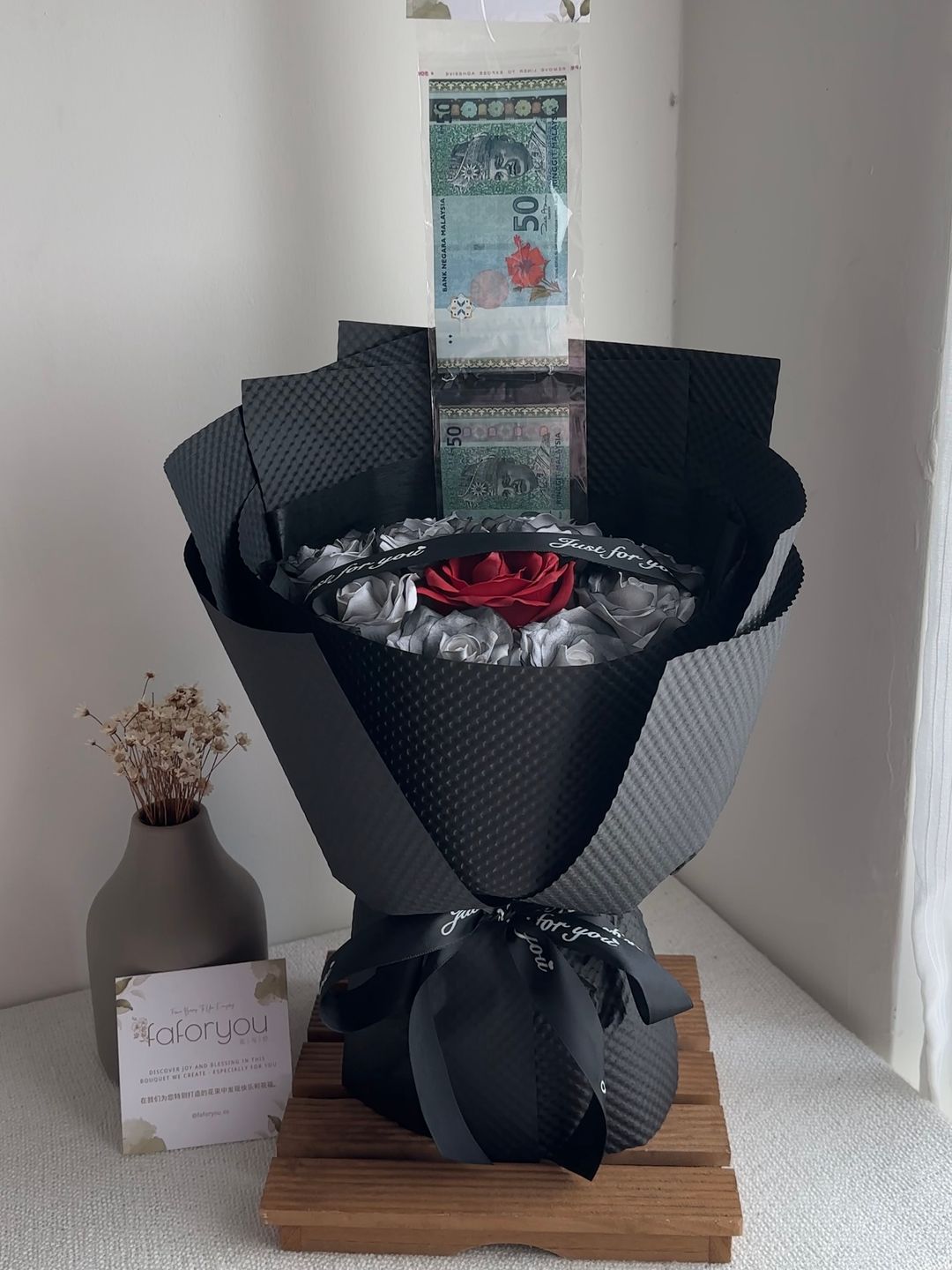Money Soap Rose Bouquet 拉钱花束 