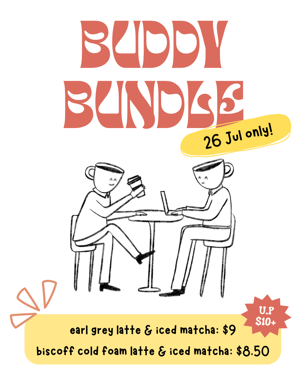 BUDDY BUNDLE 1: Earl Grey Latte & Iced Matcha Latte
