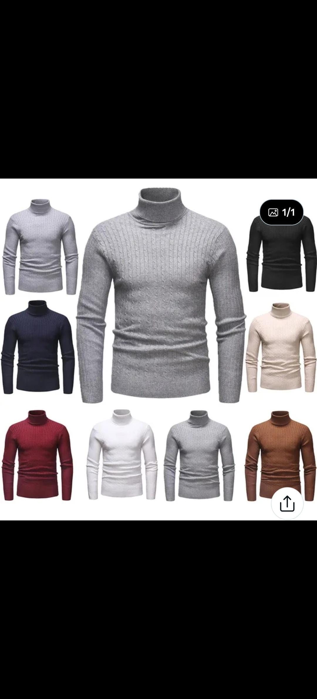 Men's poloneck