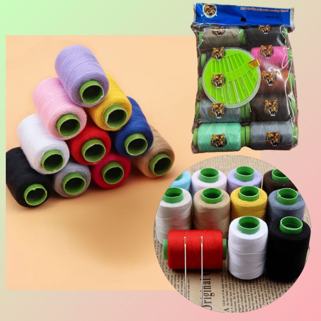 10 Piece Sewing Thread x 12 Packs