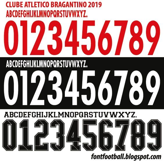 Font Vector RB Bragantino 2019 kit
