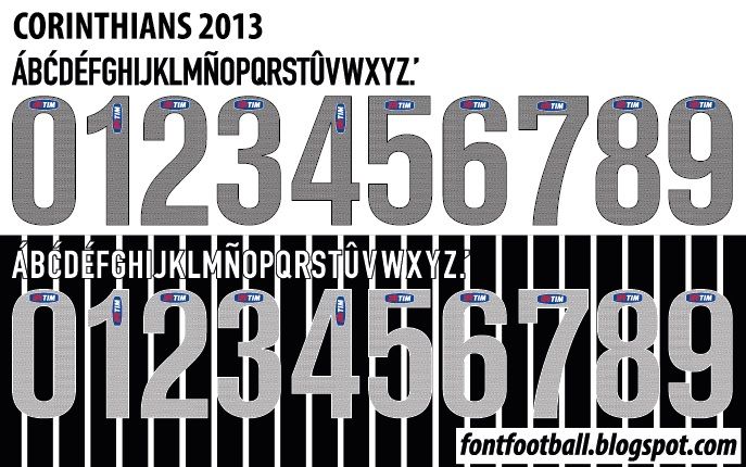 Font Vector Corinthians 2013 kit