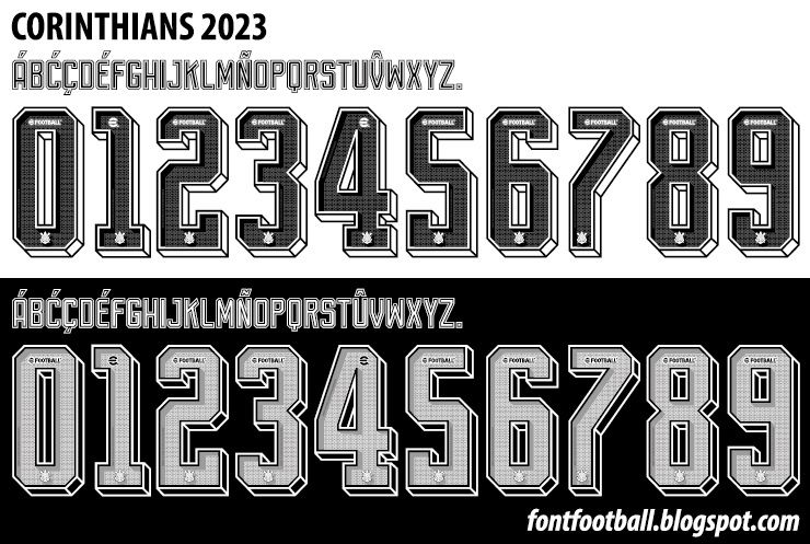 Font Vector Corinthians 2023 kit