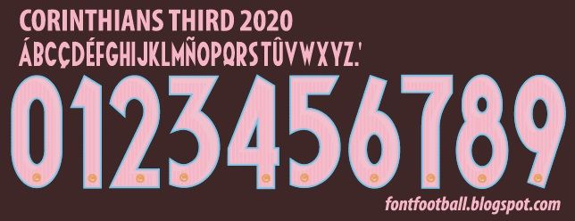 Font Vector Corinthians FC (Third kit) 2020 kit