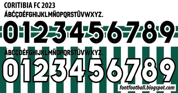 Font Vector Coritibia FC 2023 kit