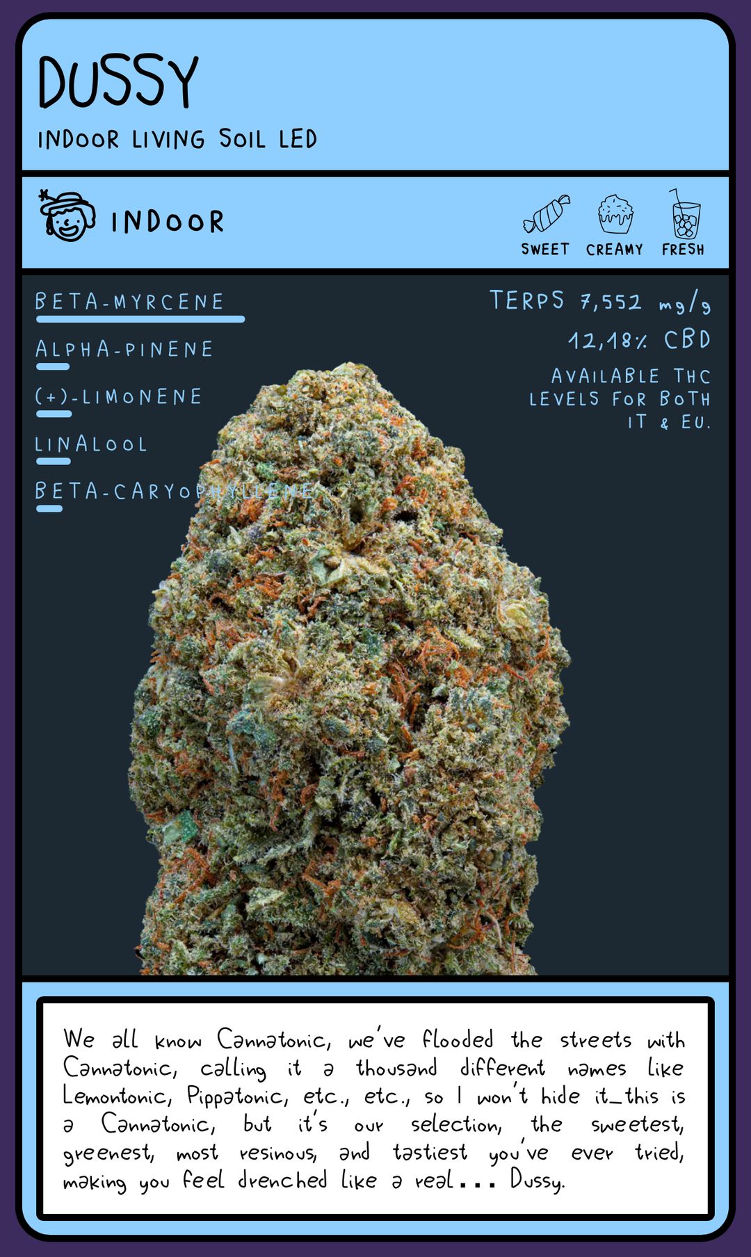DUSSY (CBD)🌿 (3Gs) 🍁