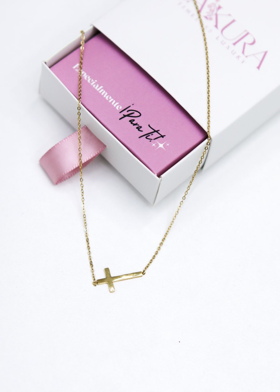 Collar Mini Crucifijo