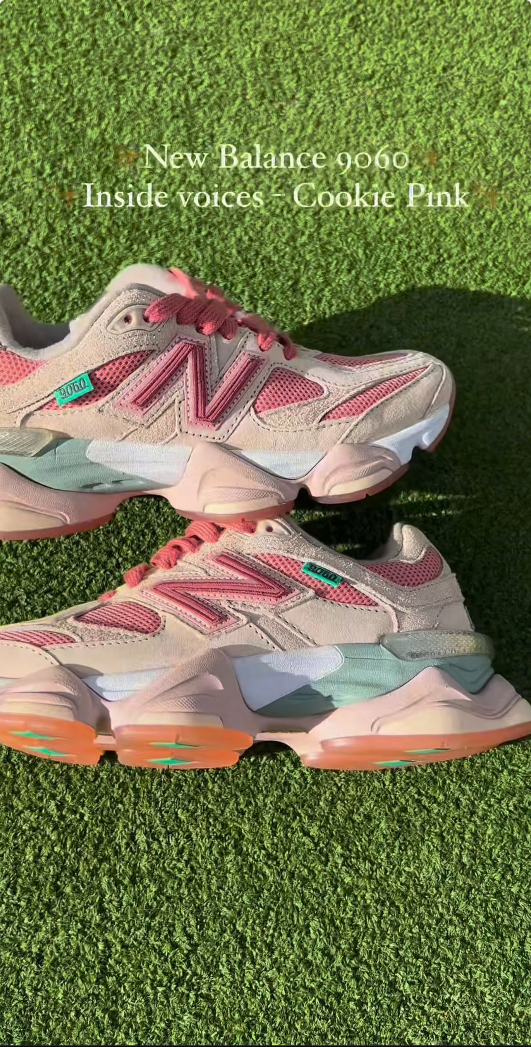 New balance 9060 cookie pink