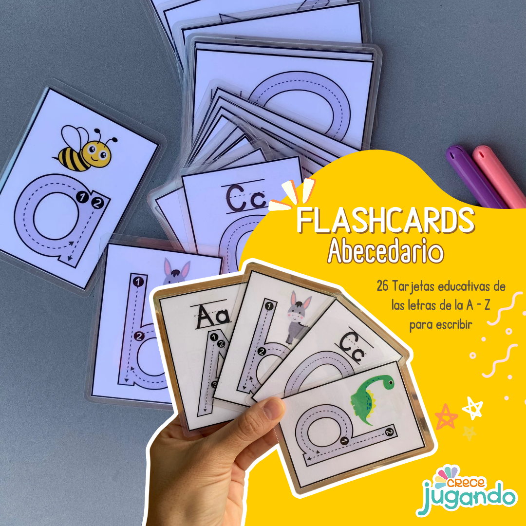 Kit Flashcards abecedario más números