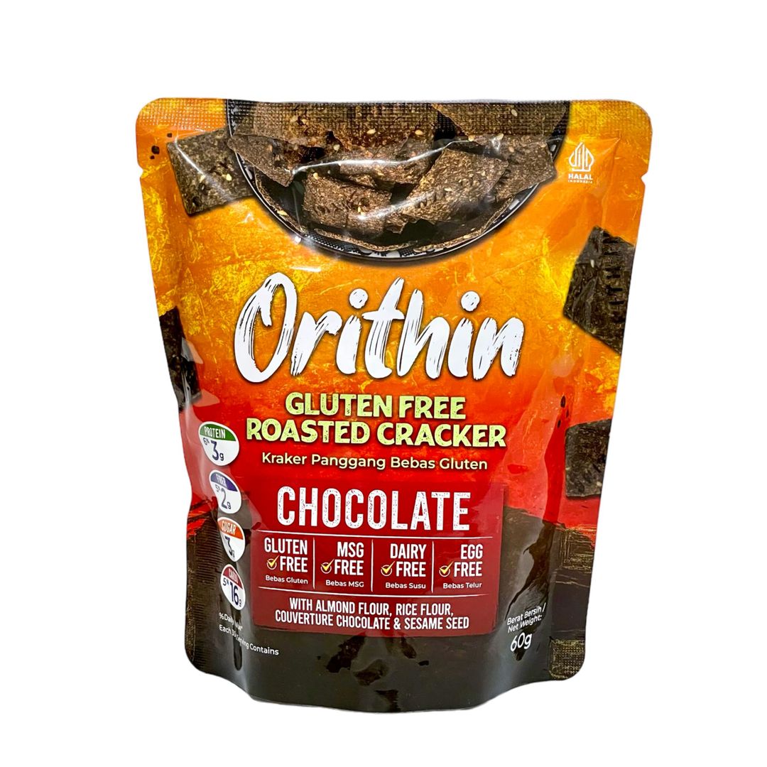 Orithin Gluten-Free Almond Cracker Dark Chocolate