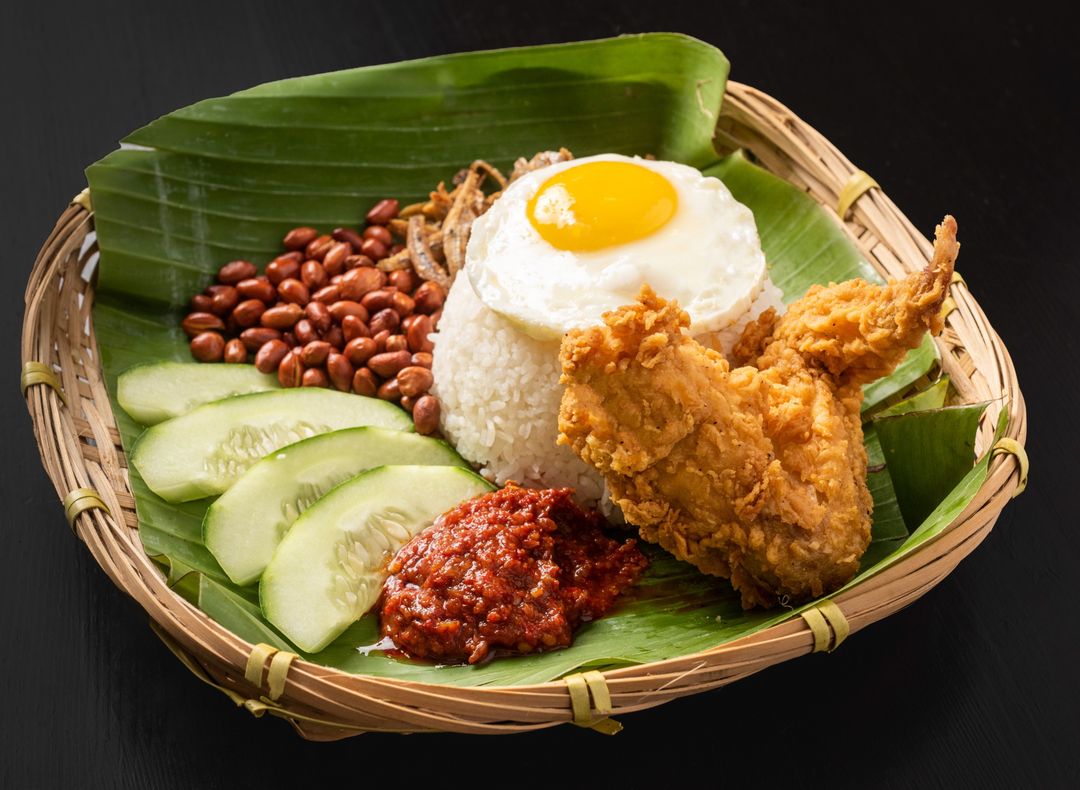 Nasi lemak ayam