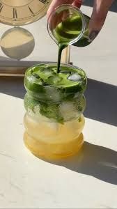 Iced Matcha Yuzu Soda
