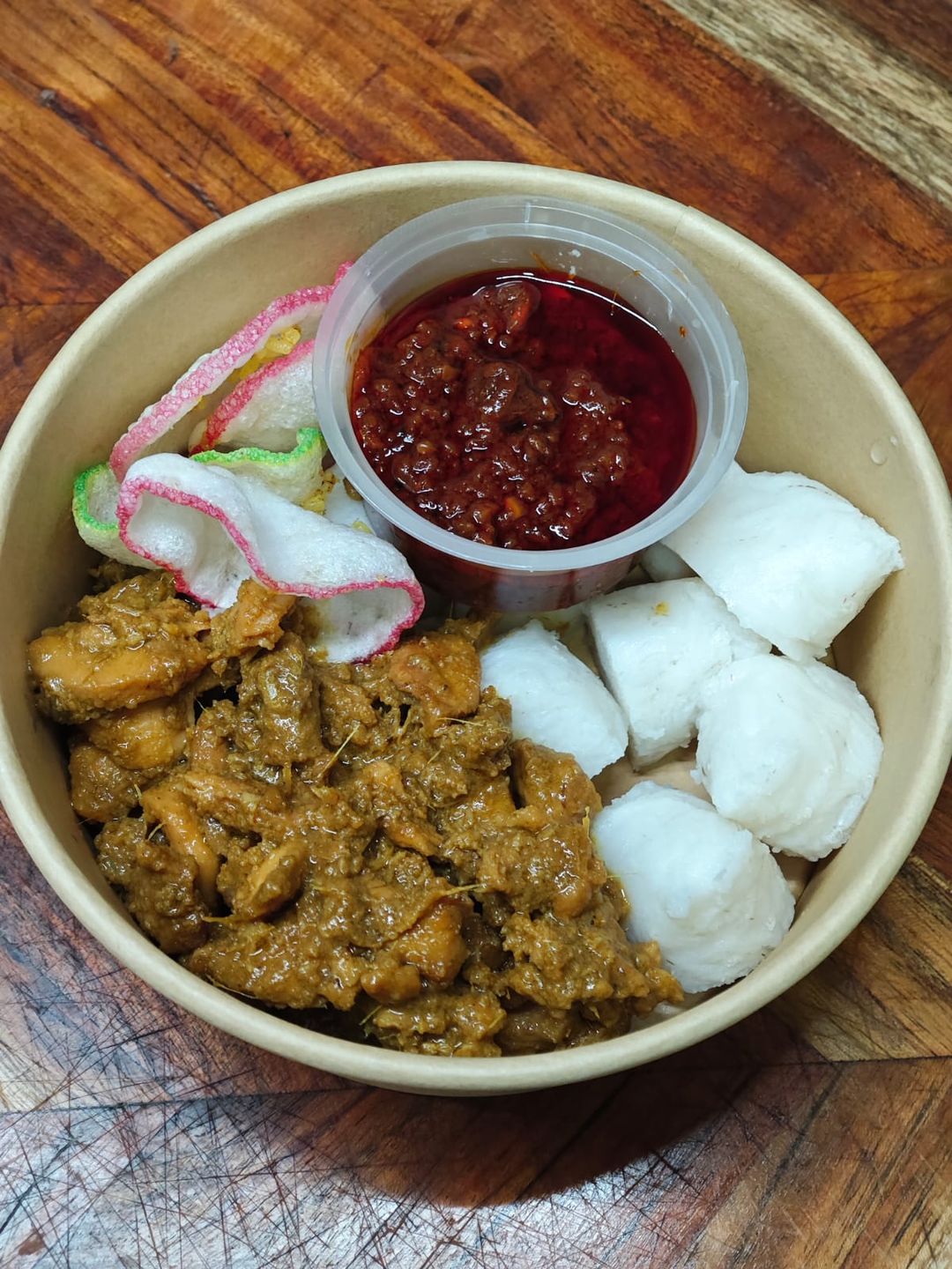 Chicken satay bowl
