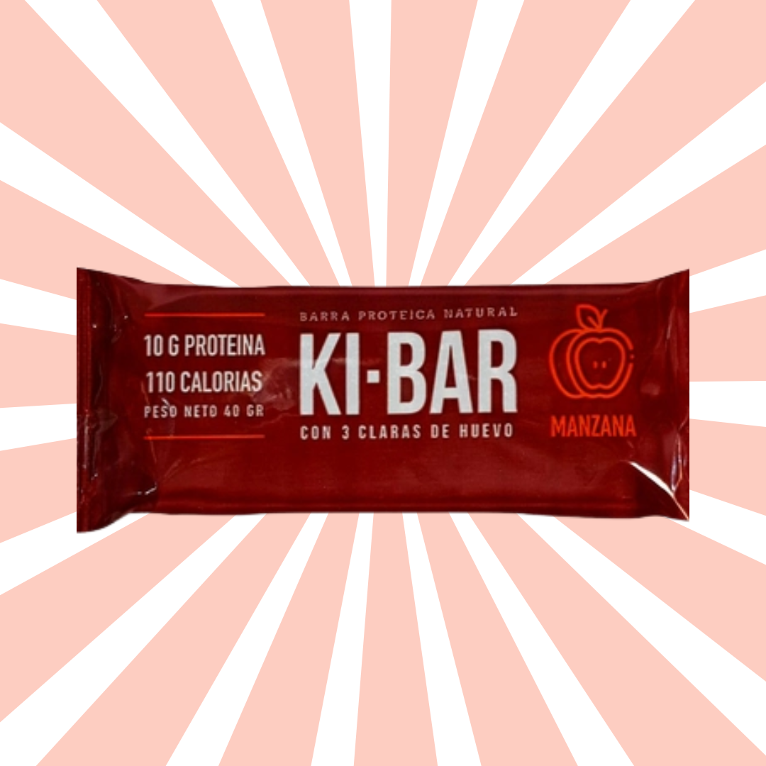 Barra de Proteína Natural Kibar Manzana