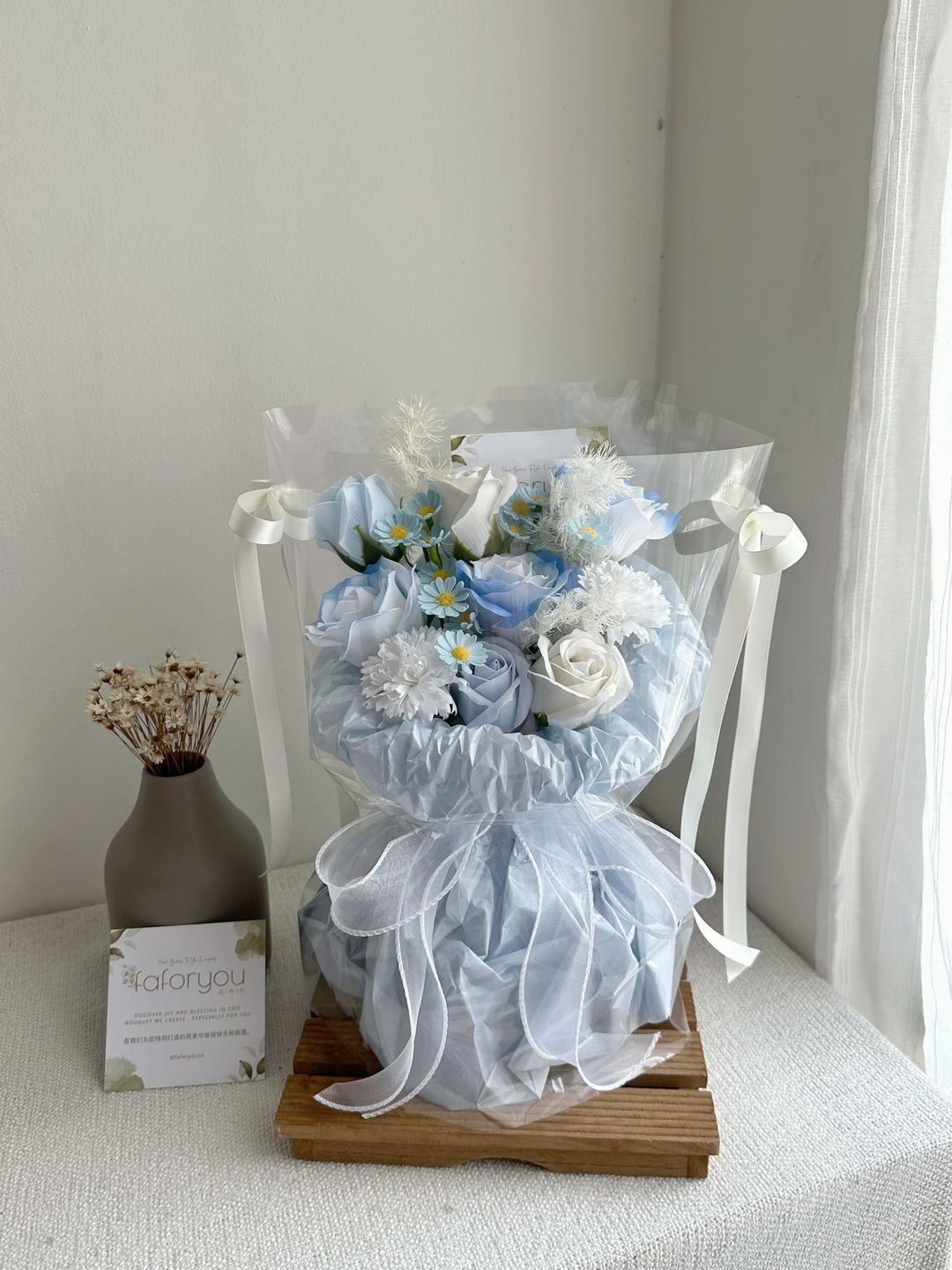 Soap Flower Mix Bouquet｜ 香皂混搭花束  ( Blue White )