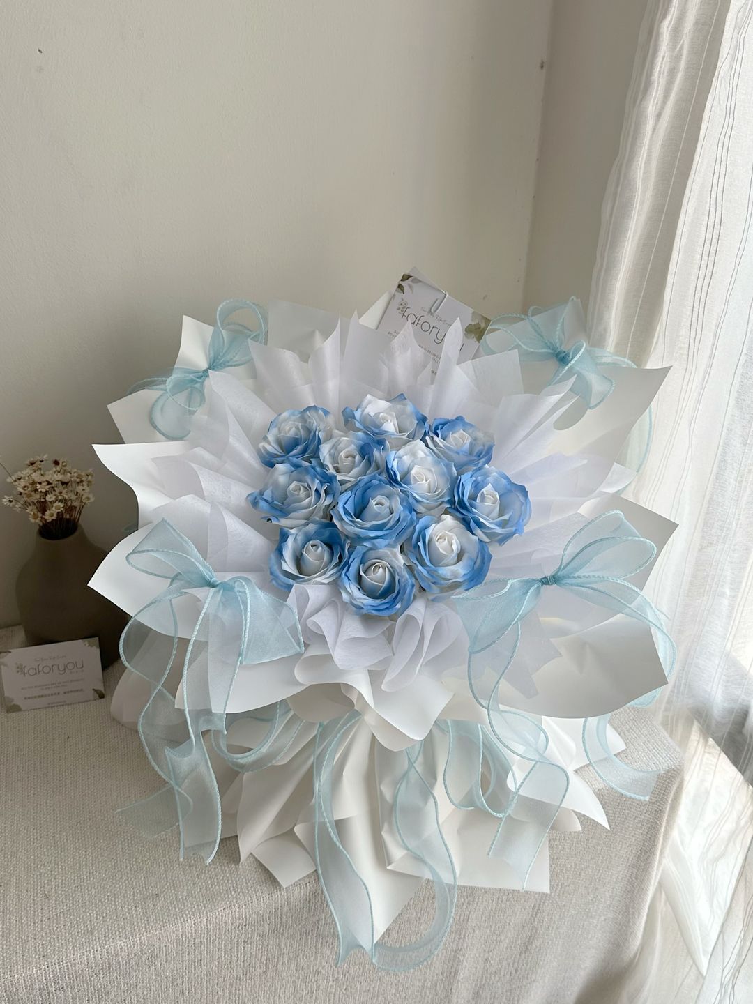 11 Stalk Soap Rose Bouquet｜ 11朵香皂尖角花束 