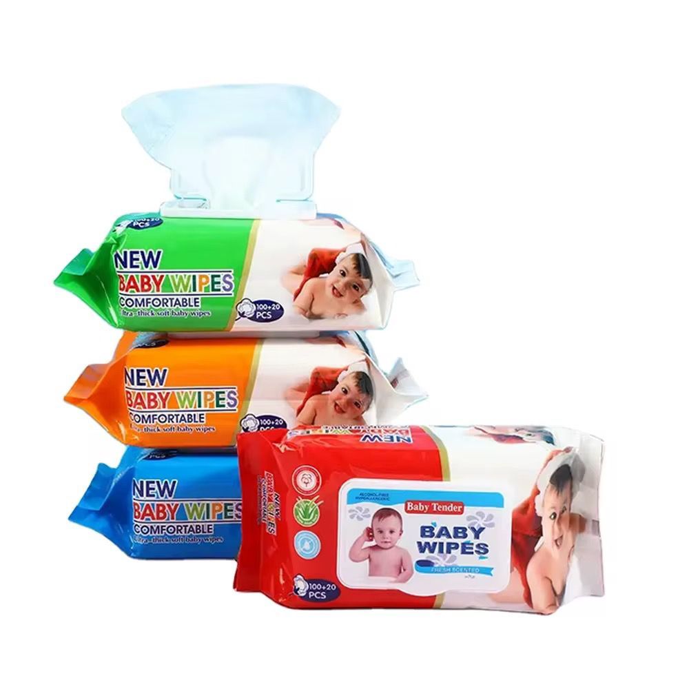 Lingettes Bébé – Baby Wipes (100 + 20 pcs)_article_N°:AHB_0008