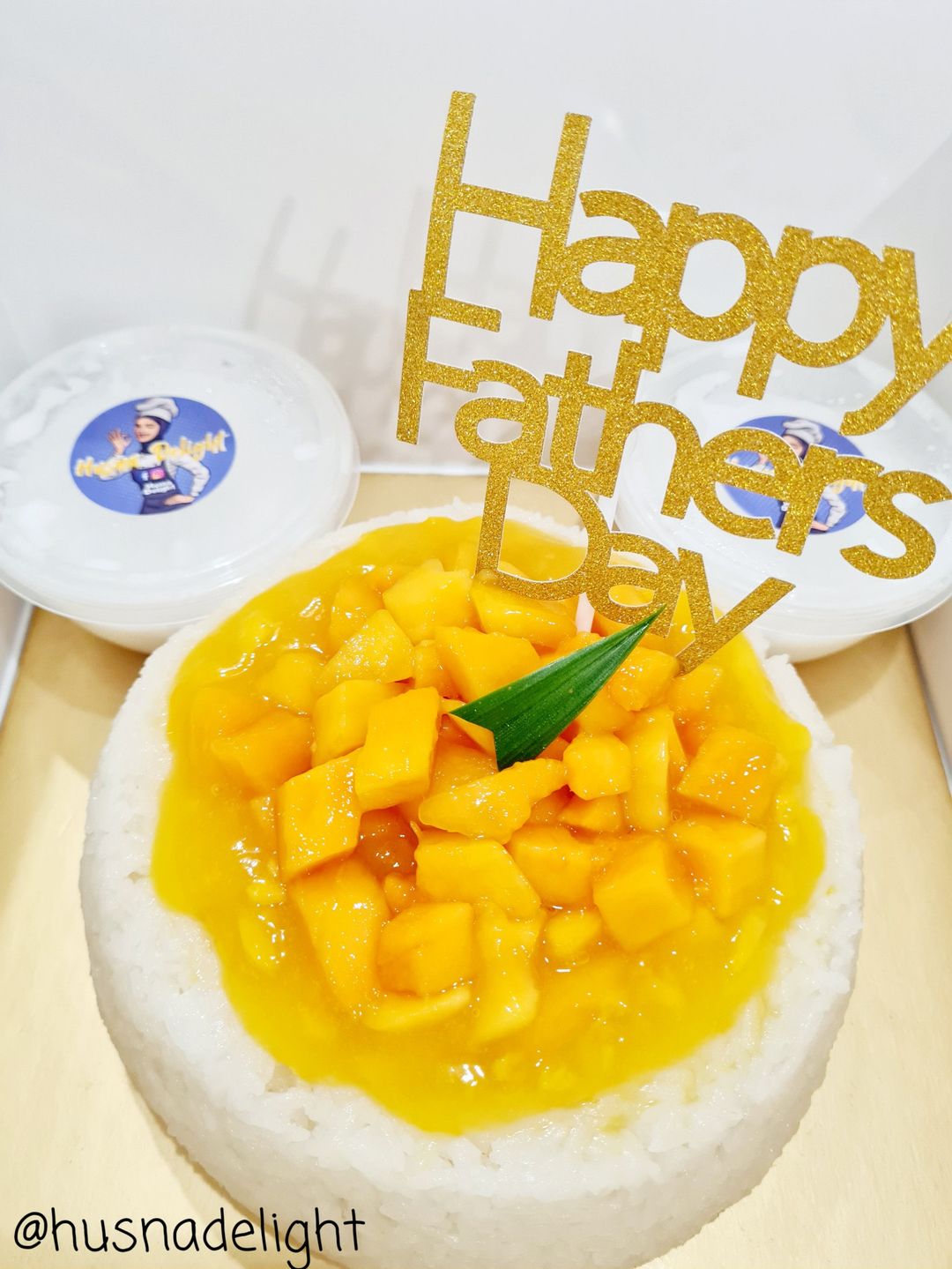 Mango Sticky Rice Cake