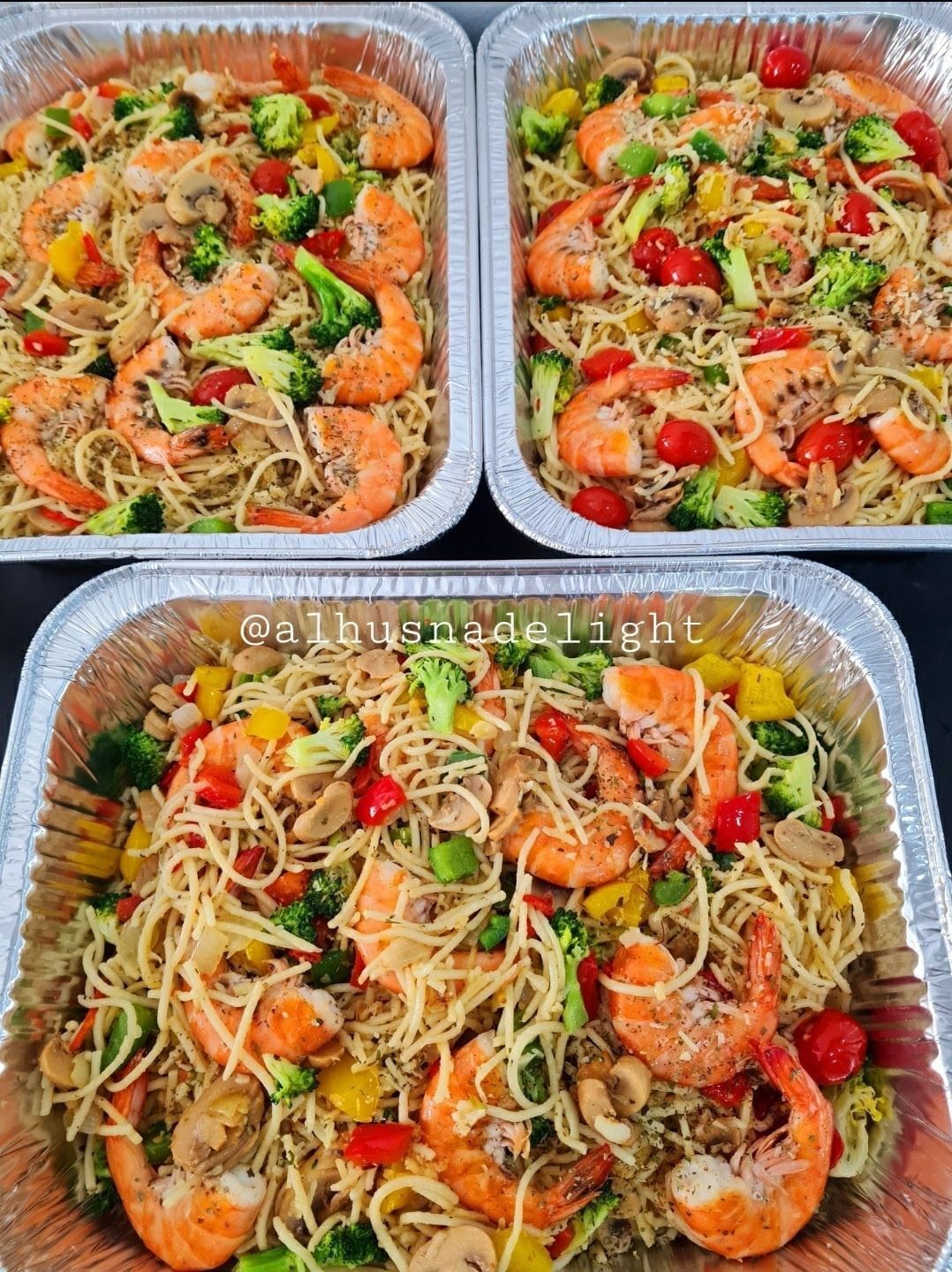Seafood Aglio Olio Combo