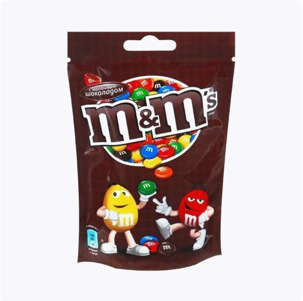 Шок/драже M&M's с шоколадом 80г