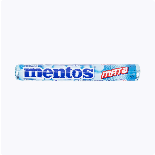 (Драже жевательное) Mentos мята 37,5 г