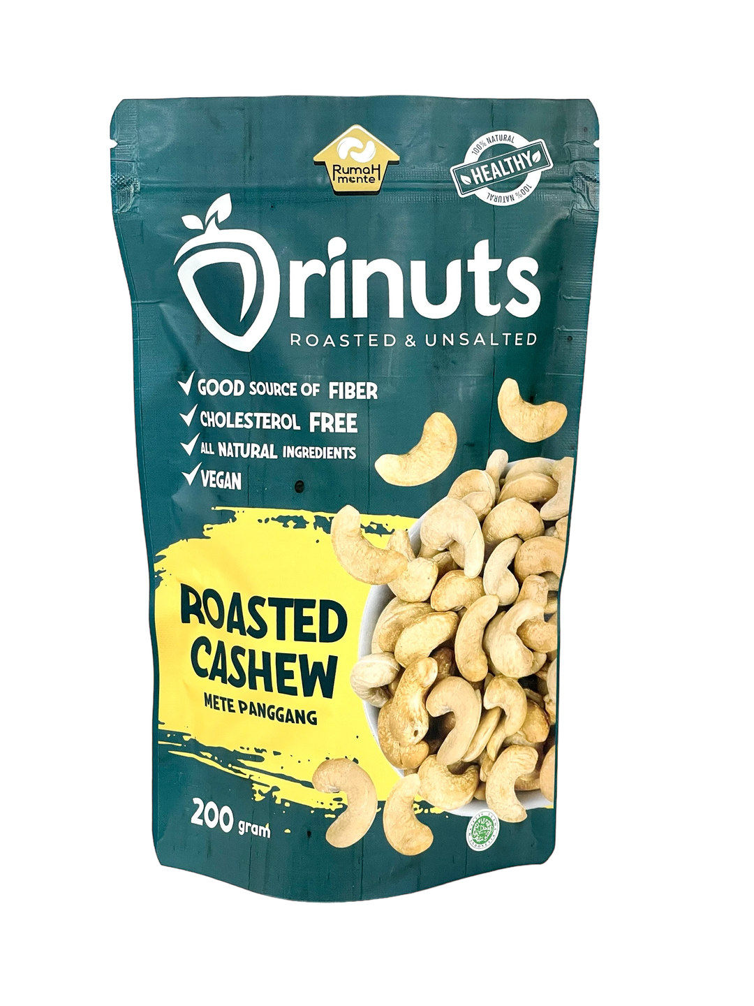 Orinuts Kacang Mete Panggang Original 200g Roasted Cashew Original