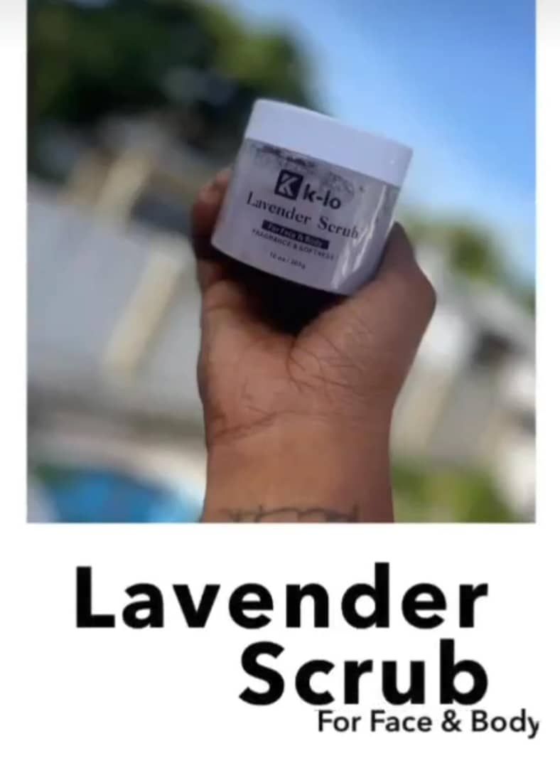 Lavender scrub 