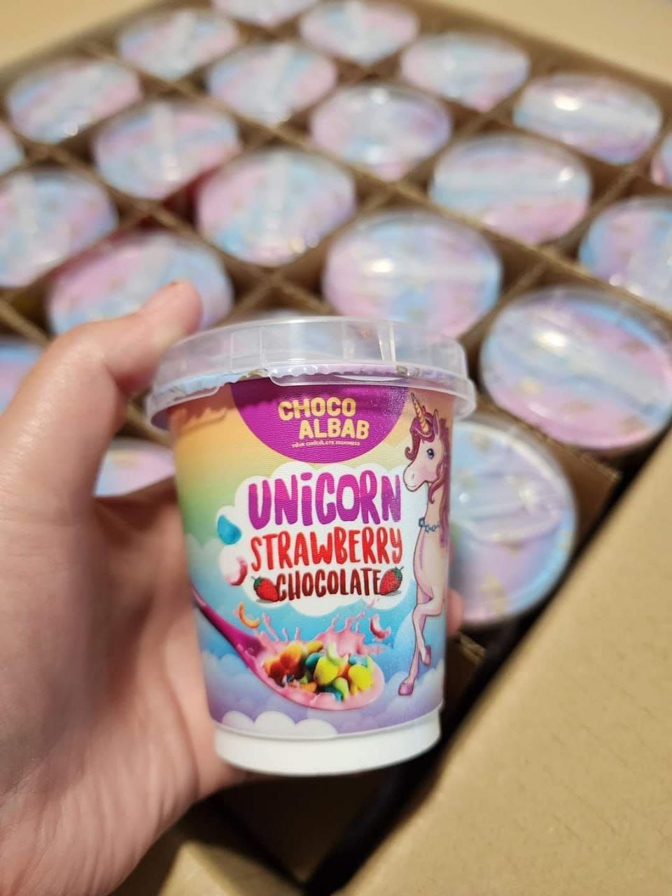 Unicorn Strawberry Tub