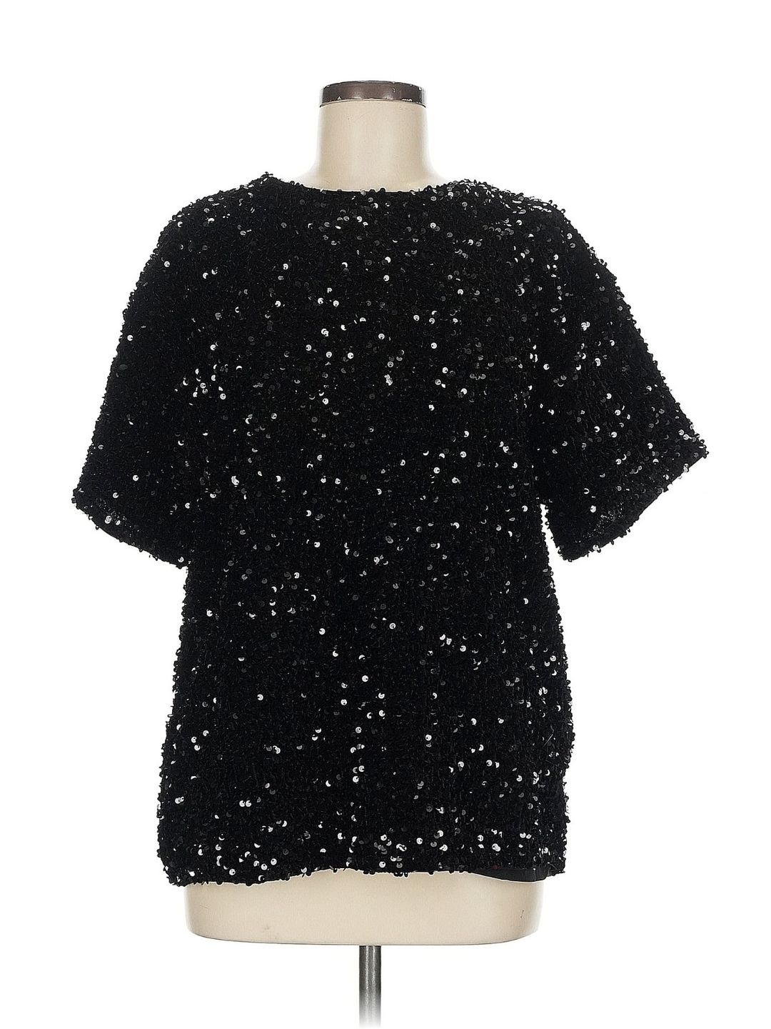 Blusa Negra con Lentejuelas