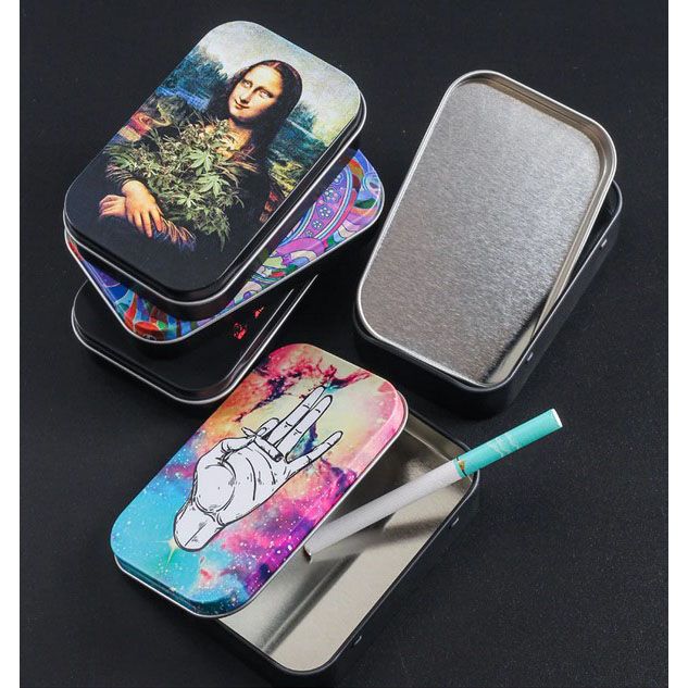 Ophone Kotak Bungkus Rokok Elegan Metal Pilih Model