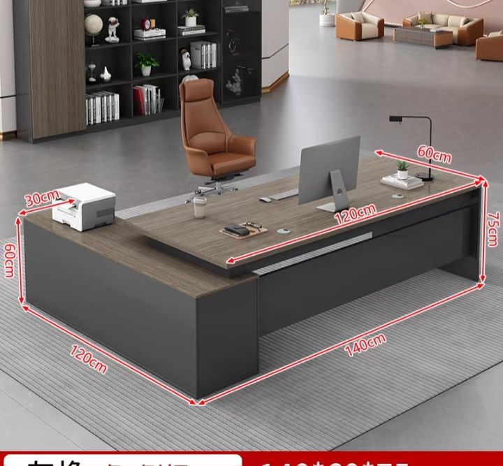 140cm Executive table without side drawer