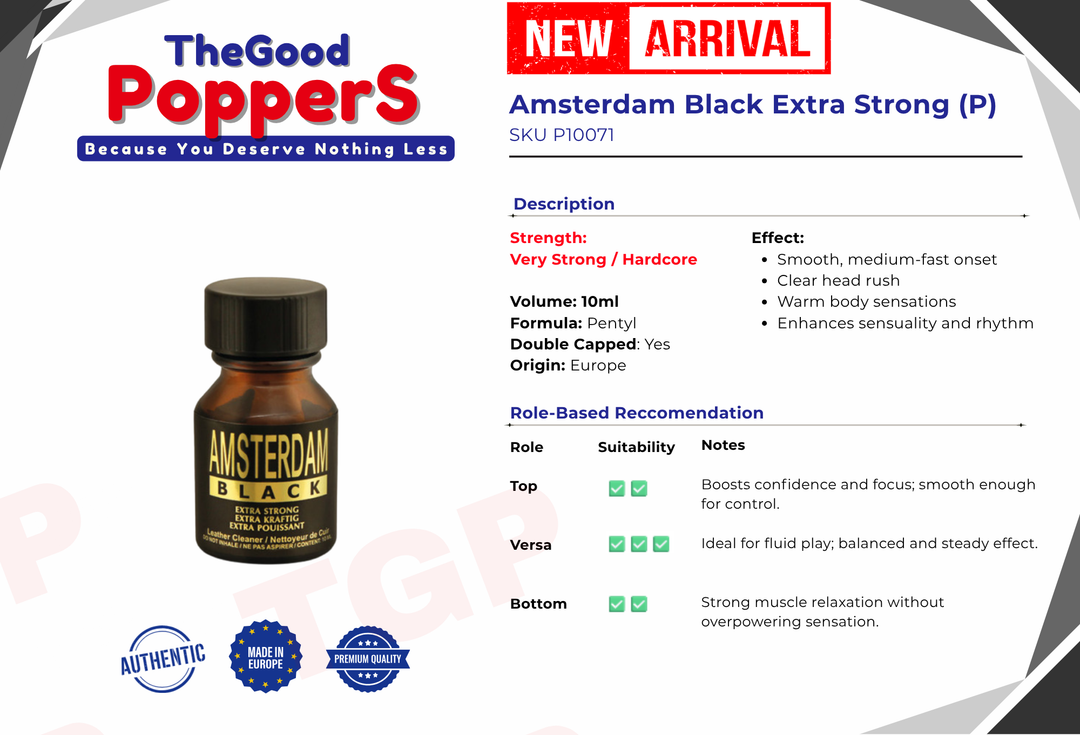 Amsterdam Black Gold 10ml (P)