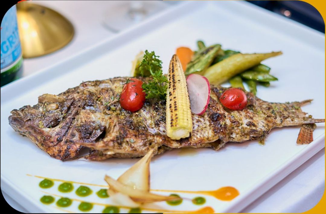 Tilapia Entier Grillé façon Kivu