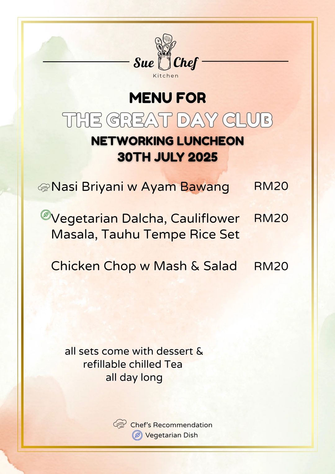 The Great Day Club - Networking Luncheon 30th JULY 2025