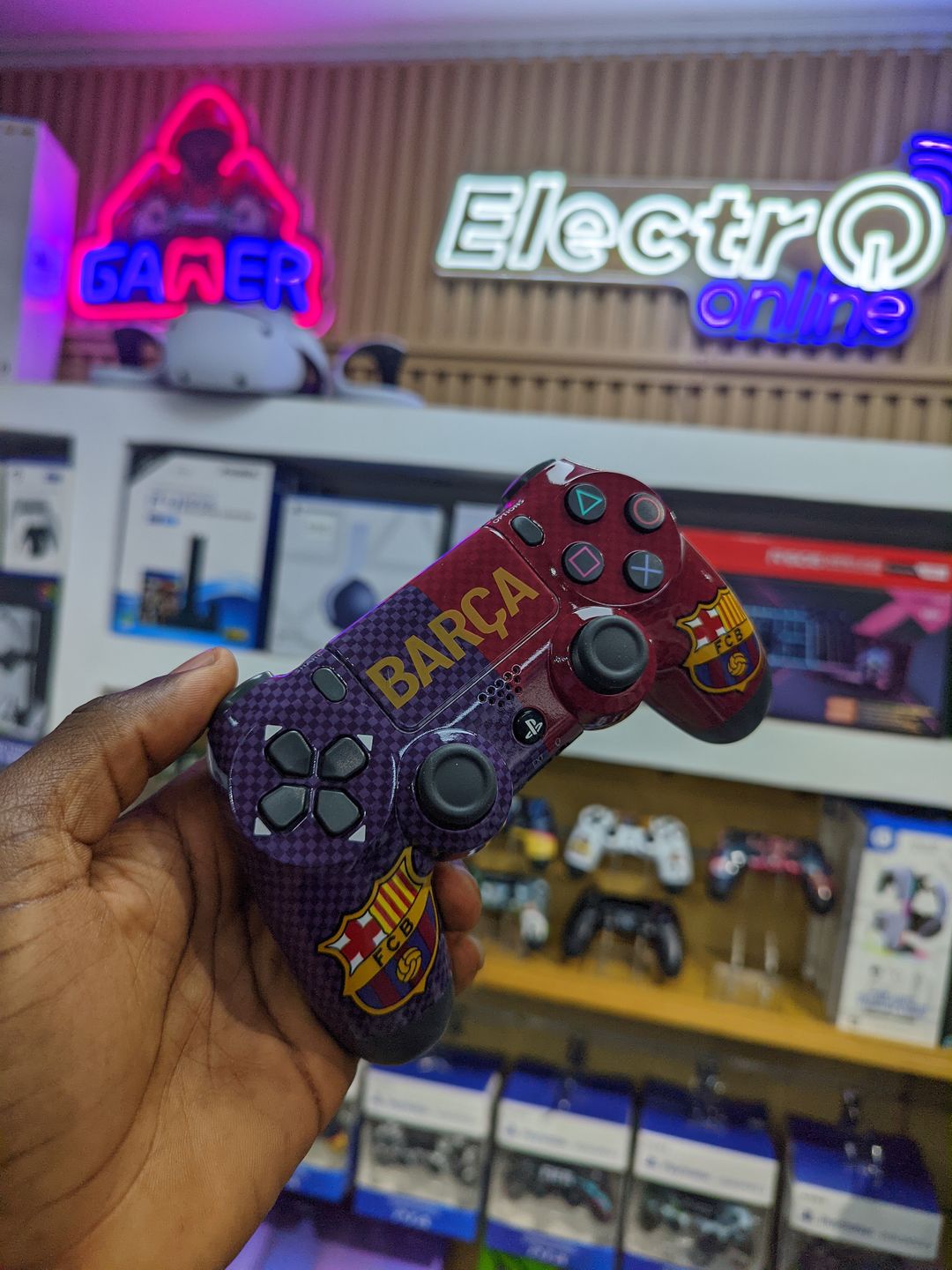 DualShock sem fio Personalizado Barcelona -  PS4 