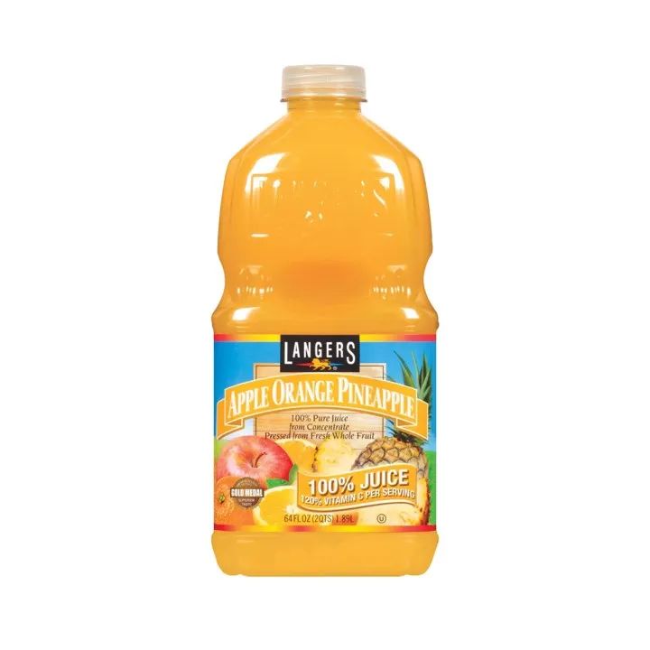 Apple Orange Pineapple Juice Langers 64.0 OZ