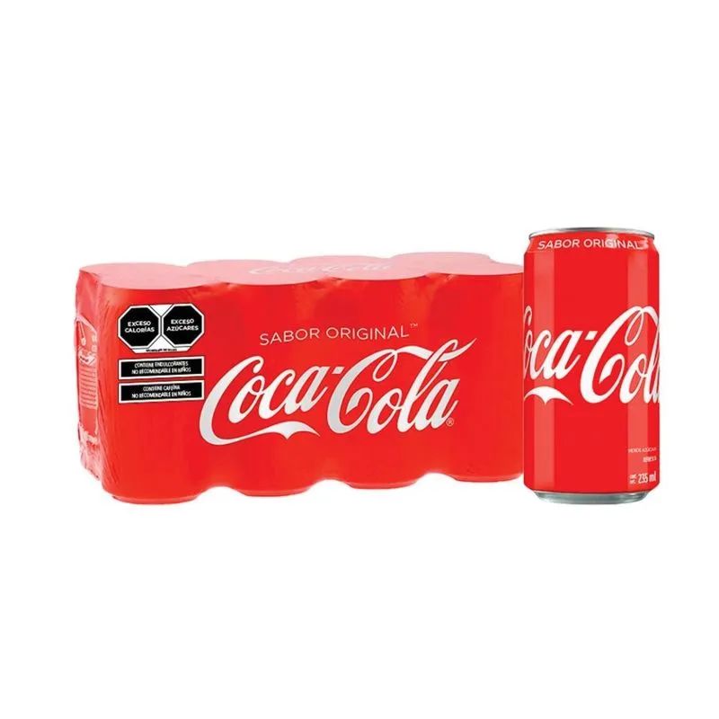 Soda Lata Cola Regular Coca Cola 8.0 PA