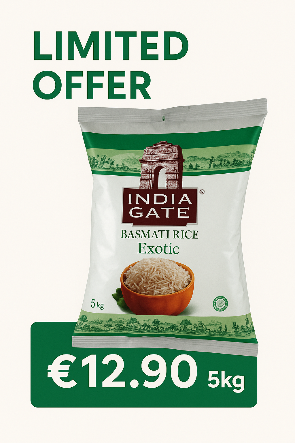India Gate- Exotic Basmati Rice 5kg
