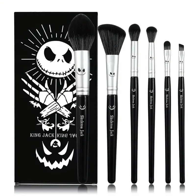 6 Piece MakeUp Brush Set